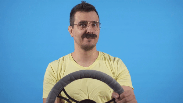 crazy driving gif